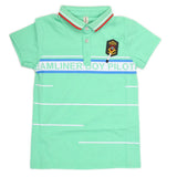 Boys Half Sleeves Polo T-Shirt - Sea Green, Kids, Boys T-Shirts, Chase Value, Chase Value