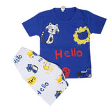 Boys Half Sleeves Short Suit - Blue, Kids, Boys Sets And Suits, Chase Value, Chase Value