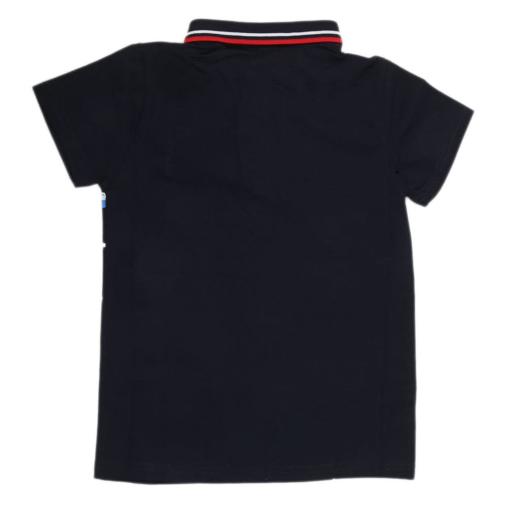 Boys Half Sleeves Polo T-Shirt - Navy Blue, Kids, Boys T-Shirts, Chase Value, Chase Value