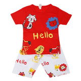 Boys Half Sleeves Short Suit - Red, Kids, Boys Sets And Suits, Chase Value, Chase Value