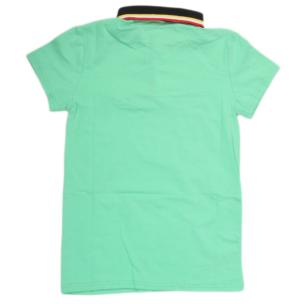 Boys Half Sleeves Polo T-Shirt - Green, Kids, Boys T-Shirts, Chase Value, Chase Value