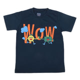 Boys Half Sleeves Jersey T-Shirt - Steel Blue, Kids, Boys T-Shirts, Chase Value, Chase Value