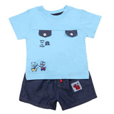 Newborns Half Sleeves Girls Suit - Light Blue, Kids, Newborn Girls Sets And Suits, Chase Value, Chase Value