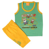 Boys Sando Suit - Green, Kids, Boys Sets And Suits, Chase Value, Chase Value