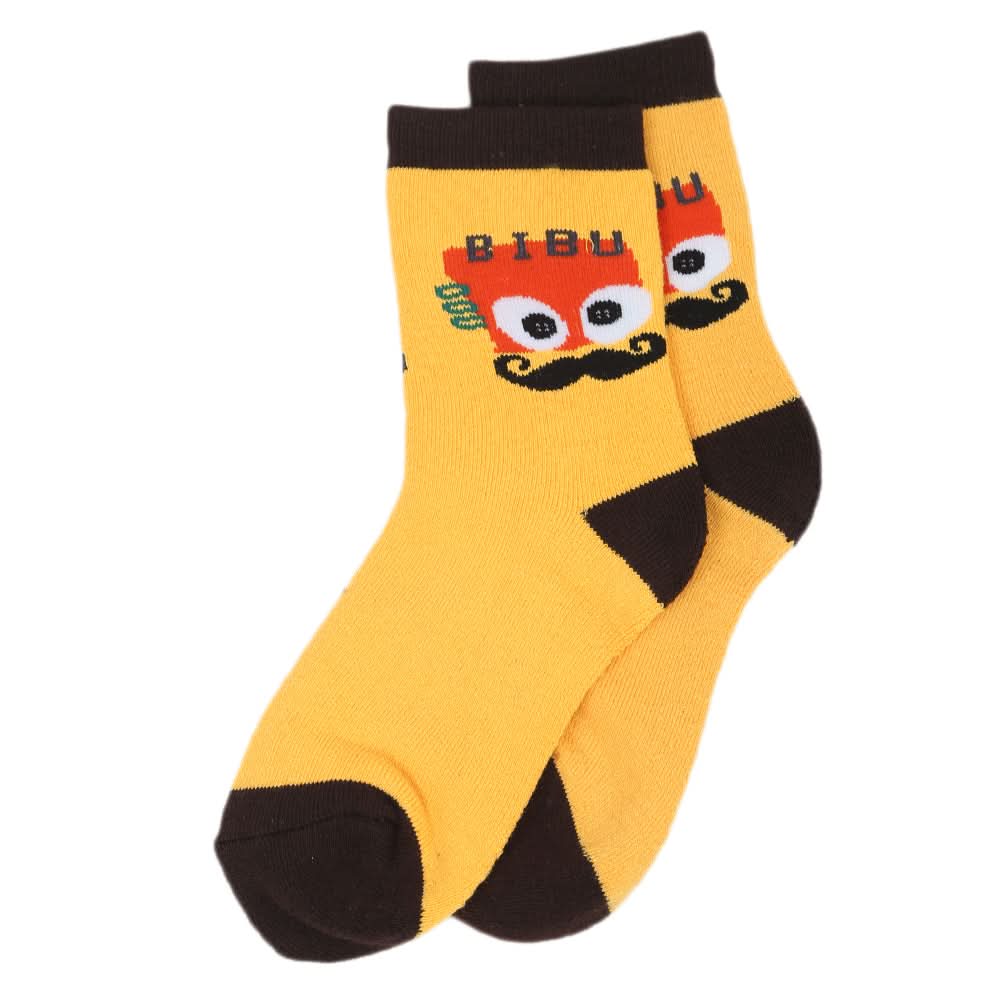 Kids Winter Socks - RS481 - Yellow - A, Kids, Boys Socks, Kids, Girls Socks, Chase Value, Chase Value