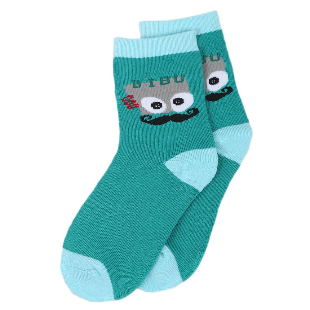 Kids Winter Socks - RS481 - Green - A, Kids, Boys Socks, Kids, Girls Socks, Chase Value, Chase Value