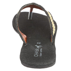 Girls Fancy Slippers (KL-004) - Black, Kids, Girls Slippers, Chase Value, Chase Value