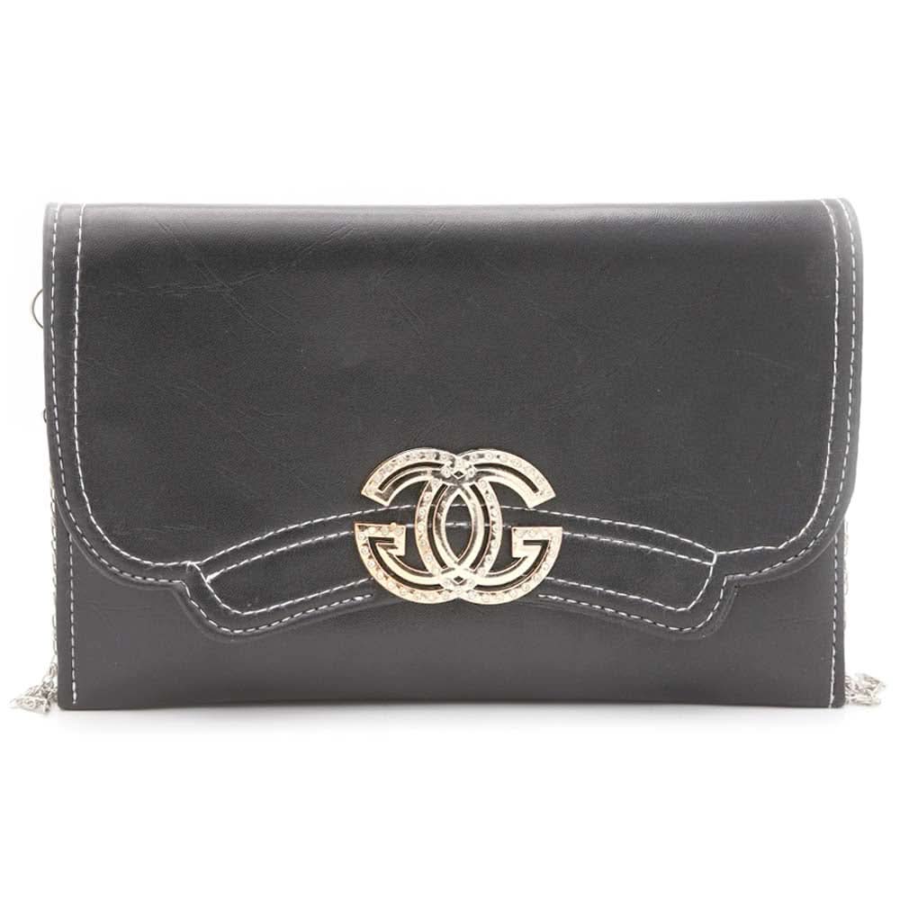 Ladies Clutch K-2088 - Black, Women, Clutches, Chase Value, Chase Value