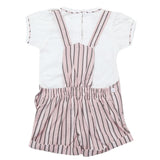 Newborns Half Sleeves Girls Romper - Tea Pink, Kids, Newborn Girls Rompers, Chase Value, Chase Value