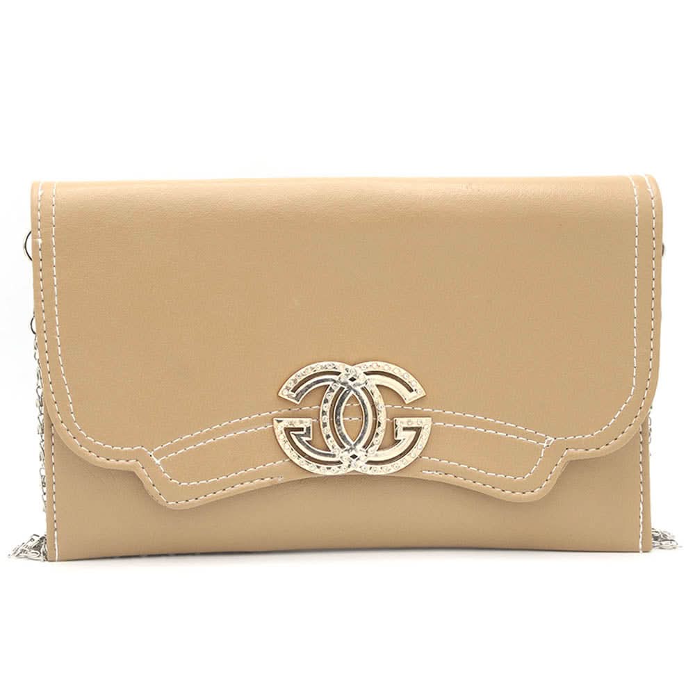 Ladies Clutch K-2088 - Beige, Women, Clutches, Chase Value, Chase Value