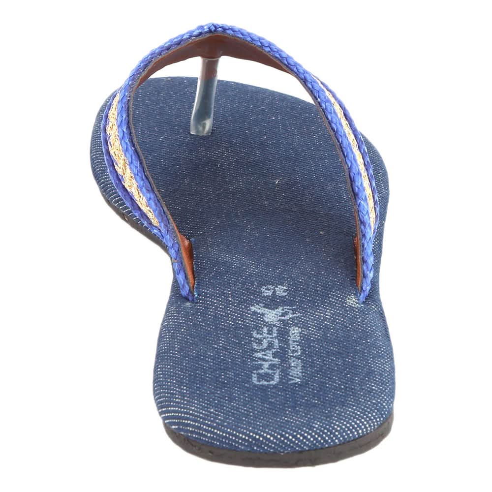Girls Fancy Slippers (KL-004) - Blue, Kids, Girls Slippers, Chase Value, Chase Value