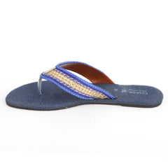 Girls Fancy Slippers (KL-004) - Blue, Kids, Girls Slippers, Chase Value, Chase Value