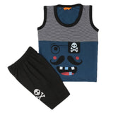 Boys Sando Suit - Steel Blue, Kids, Boys Sets And Suits, Chase Value, Chase Value