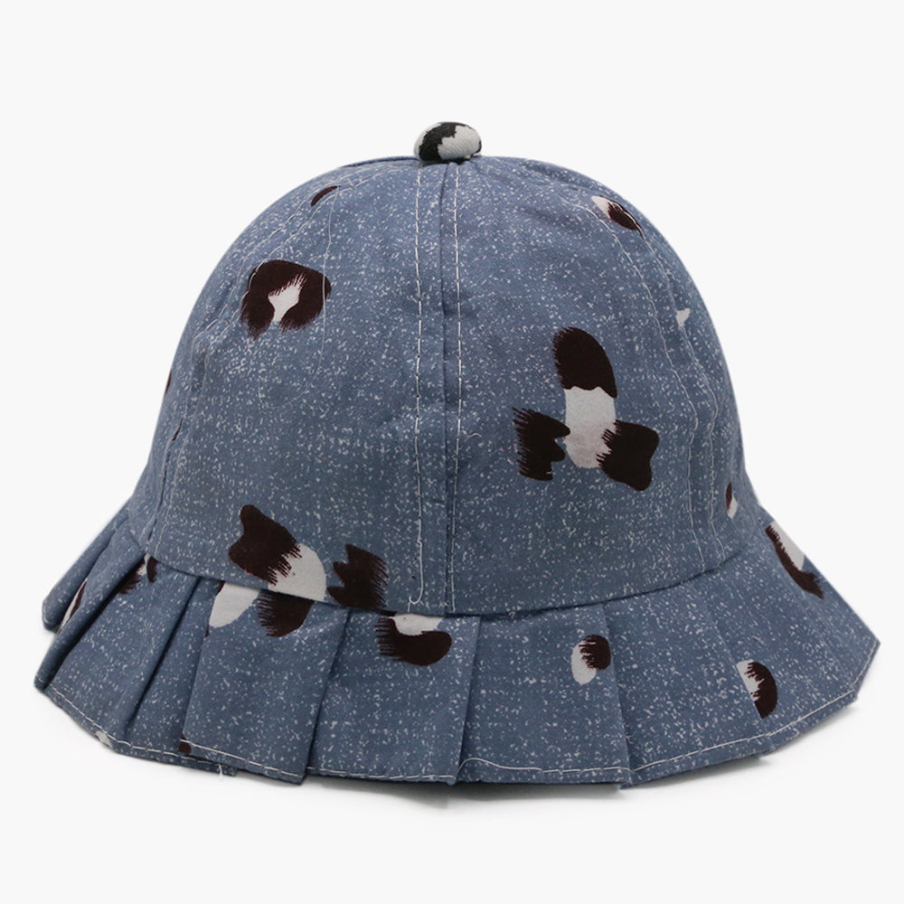 Girls Floppy Cap - Steel Blue, Girls Caps & Hats, Chase Value, Chase Value