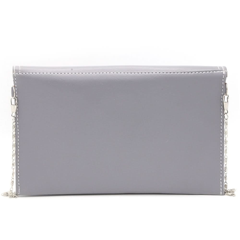 Ladies Clutch K-2088 - Grey, Women, Clutches, Chase Value, Chase Value