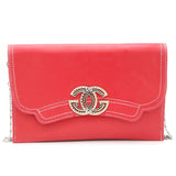 Ladies Clutch K-2088 - Red, Women, Clutches, Chase Value, Chase Value