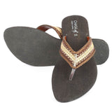Girls Fancy Slippers (KL-004) - Brown, Kids, Girls Slippers, Chase Value, Chase Value