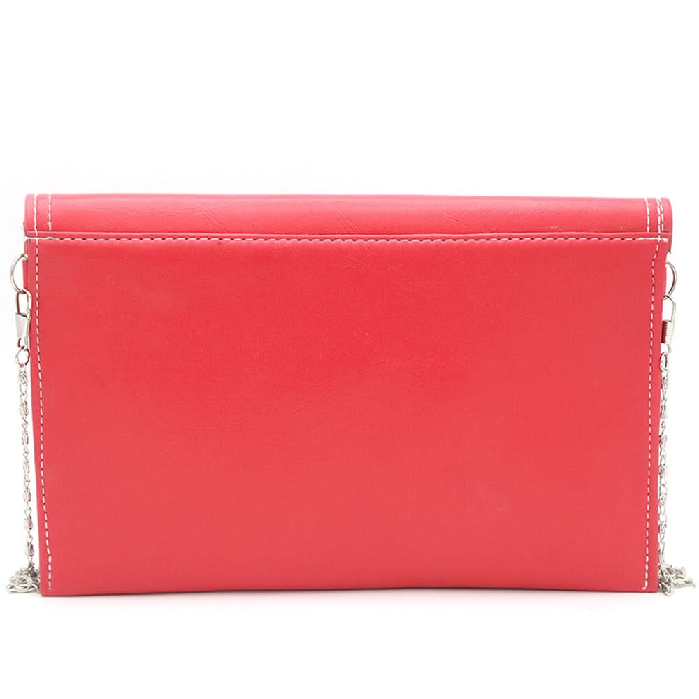 Ladies Clutch K-2088 - Red, Women, Clutches, Chase Value, Chase Value