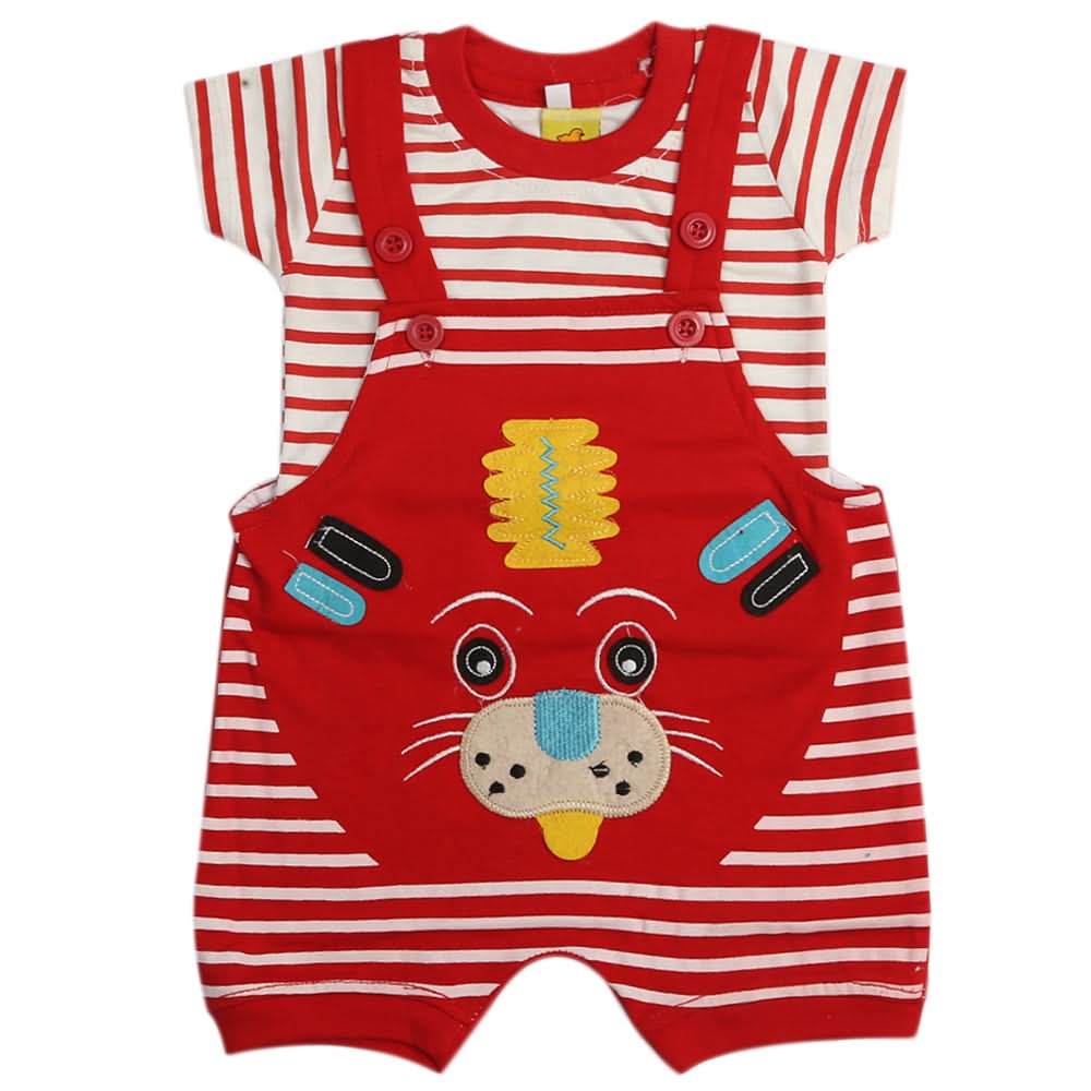 Newborn Boys Romper - Red, Newborn Boys Rompers, Chase Value, Chase Value