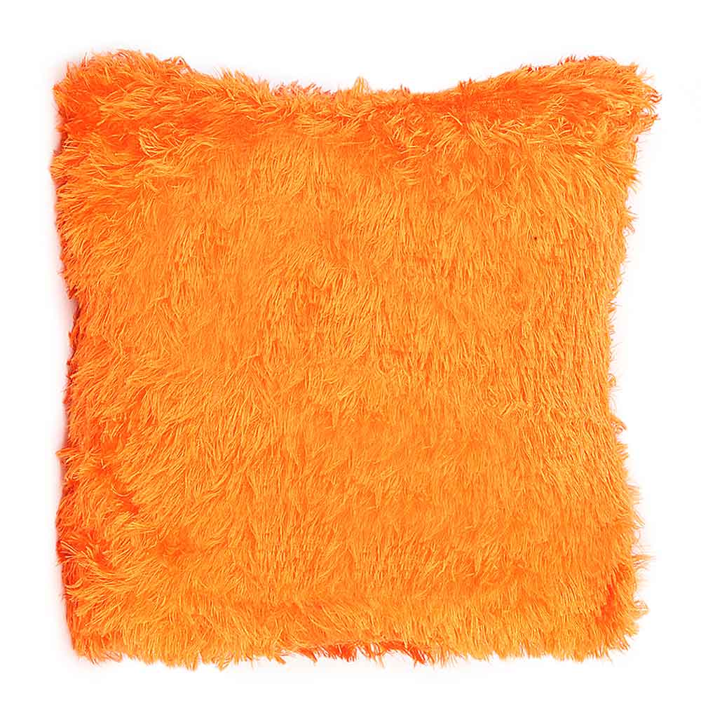 Fur Cushion - Orange, Home & Lifestyle, Cushions And Pillows, Chase Value, Chase Value