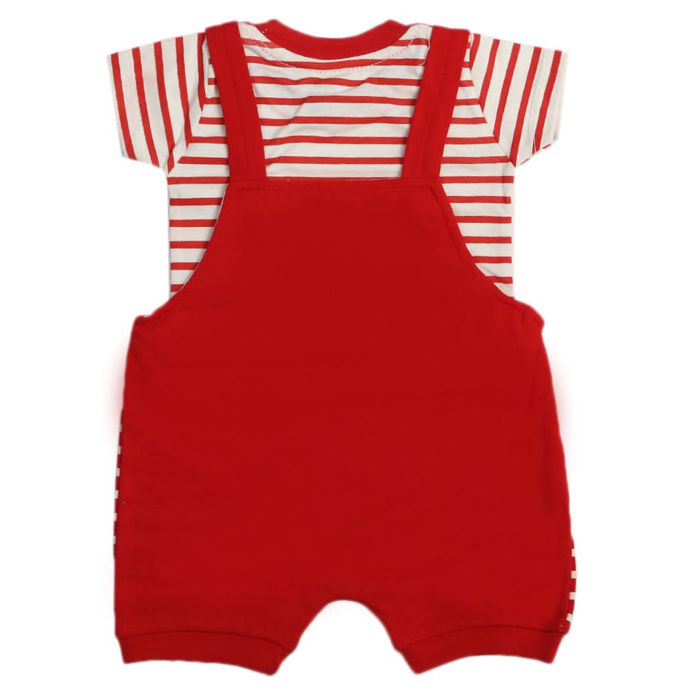 Newborn Boys Romper - Red, Newborn Boys Rompers, Chase Value, Chase Value