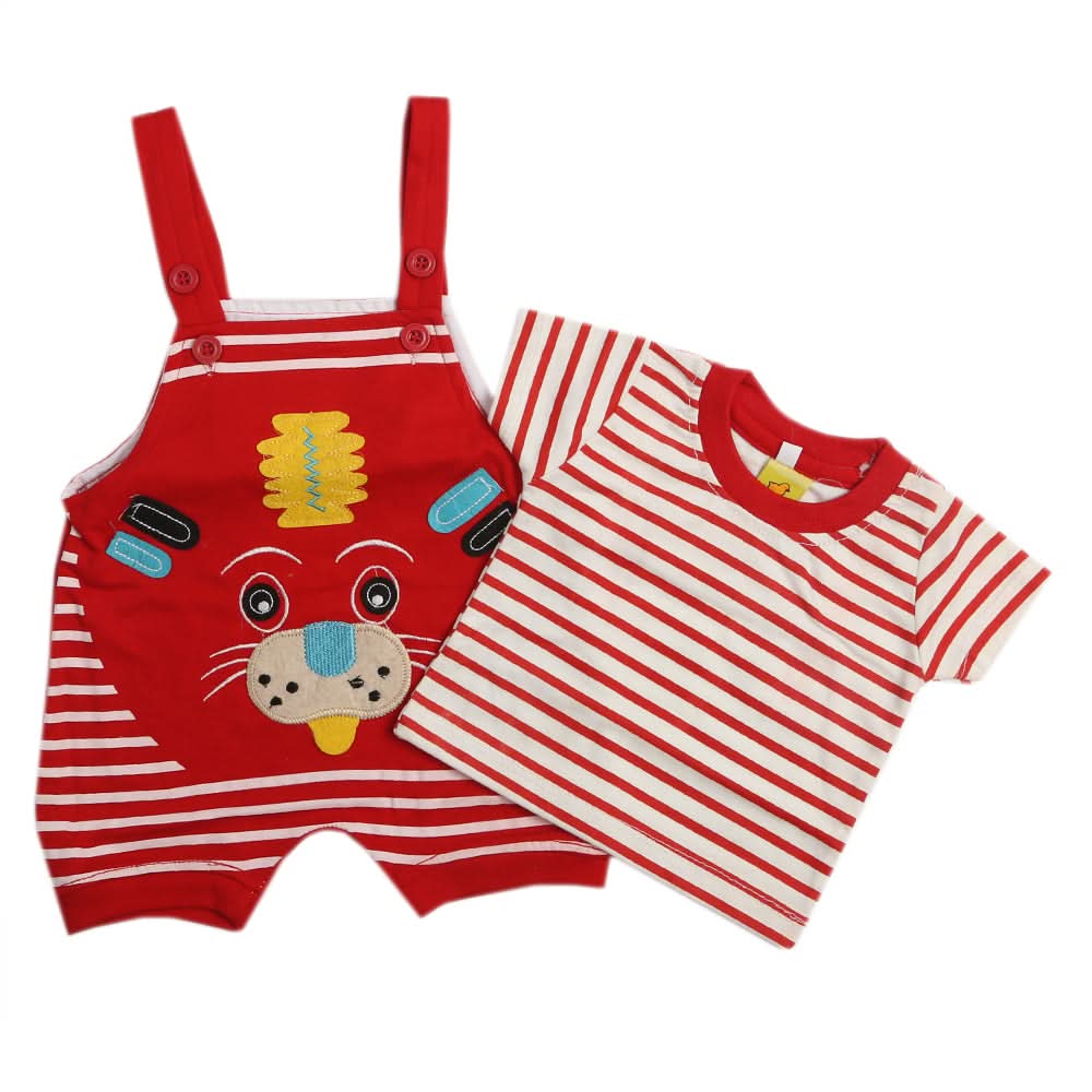 Newborn Boys Romper - Red, Newborn Boys Rompers, Chase Value, Chase Value