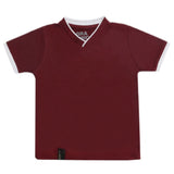 Boys Half Sleeves Fashion T-Shirt -Maroon, Kids, Boys T-Shirts, Chase Value, Chase Value
