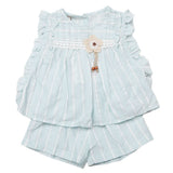 Newborns Half Sleeves Girls Suit - Green, Kids, Newborn Girls Sets And Suits, Chase Value, Chase Value