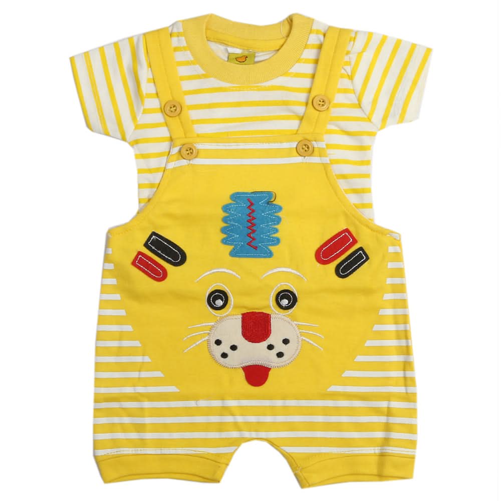 Newborn Boys Romper - Yellow, Newborn Boys Rompers, Chase Value, Chase Value