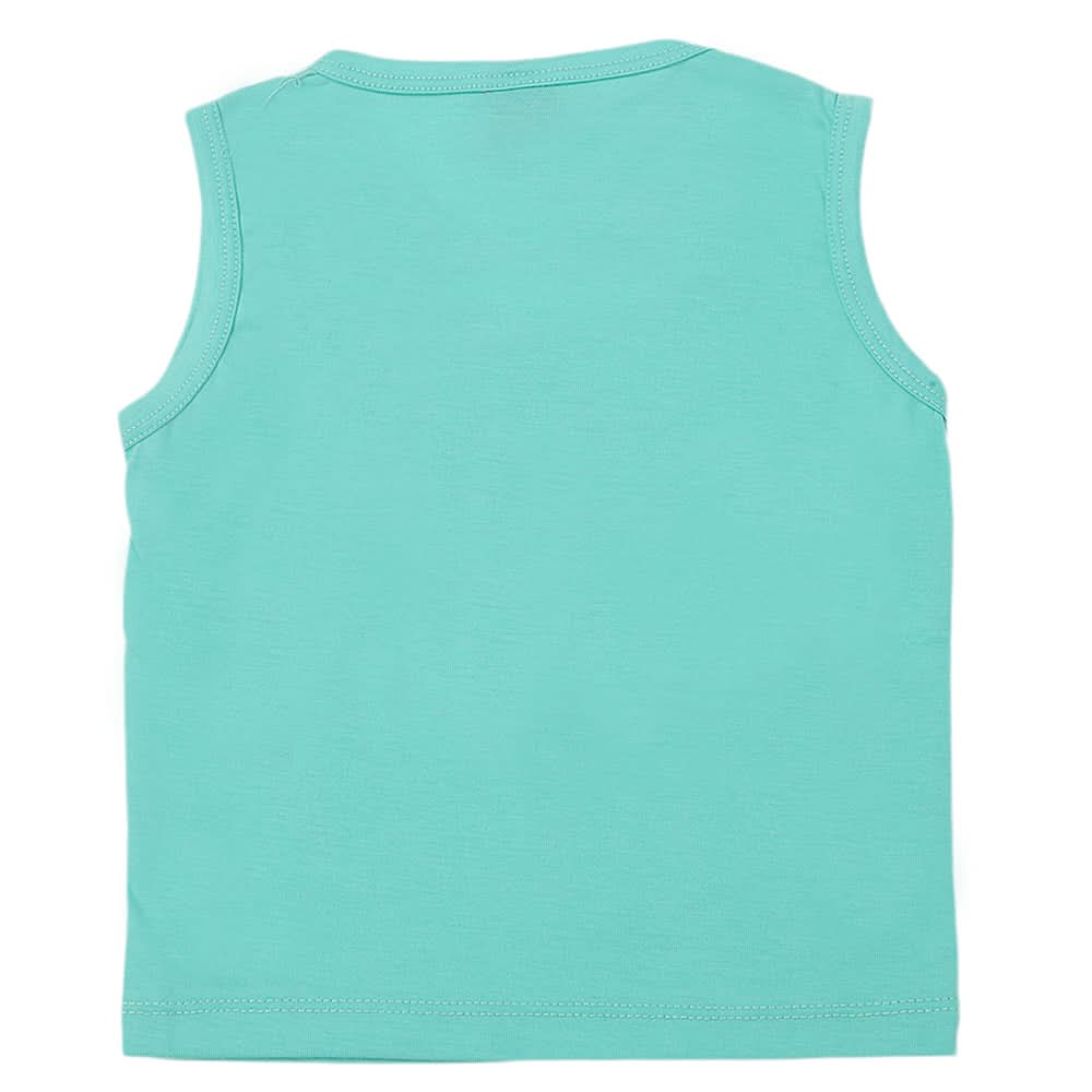 Girl's Sando T-Shirts - Cyan, Kids, Girls T-Shirts, Chase Value, Chase Value