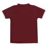 Boys Half Sleeves Fashion T-Shirt -Maroon, Kids, Boys T-Shirts, Chase Value, Chase Value