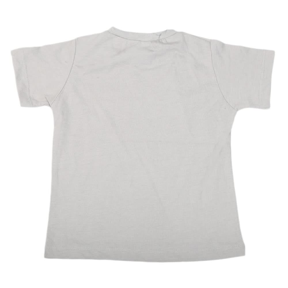 Boys Half Sleeves Jersey T-Shirt - Grey, Kids, Boys T-Shirts, Chase Value, Chase Value
