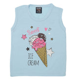 Girl's Sando T-Shirts - Blue, Kids, Girls T-Shirts, Chase Value, Chase Value