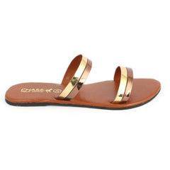 Girls Fancy Slippers (KL-0012) - Brown, Kids, Girls Slippers, Chase Value, Chase Value