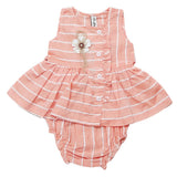 Newborns Half Sleeves Girls Suit - Peach, Kids, Newborn Girls Sets And Suits, Chase Value, Chase Value