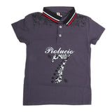 Boys Half Sleeves Polo T-Shirt - Dark Grey, Kids, Boys T-Shirts, Chase Value, Chase Value