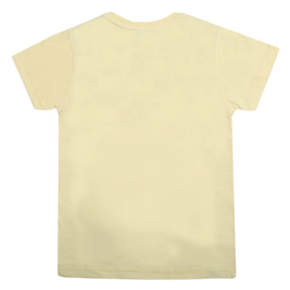 Boys Half Sleeves Fashion T-Shirt -Lemon, Kids, Boys T-Shirts, Chase Value, Chase Value