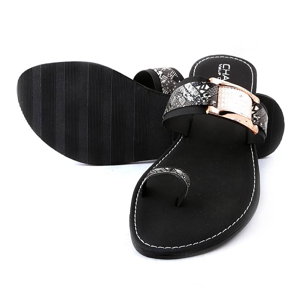 Women's Slipper (KL-030) - Black, Women, Slippers, Chase Value, Chase Value