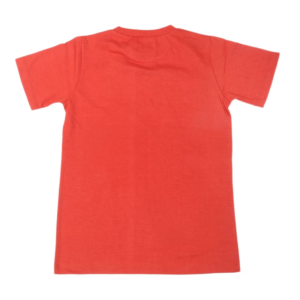 Boys Half Sleeves T-Shirt 3991 - Rust, Kids, Boys T-Shirts, Chase Value, Chase Value