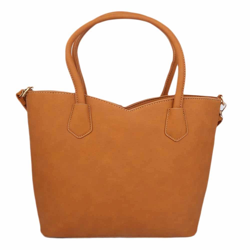 Women's Handbag (223J) 2 Pcs - Brown, Women, Bags, Chase Value, Chase Value