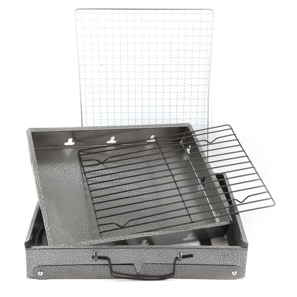 Portable Stove Charcoal Grill - Smoke Grey, Home & Lifestyle, Bbq And Grilling, Chase Value, Chase Value