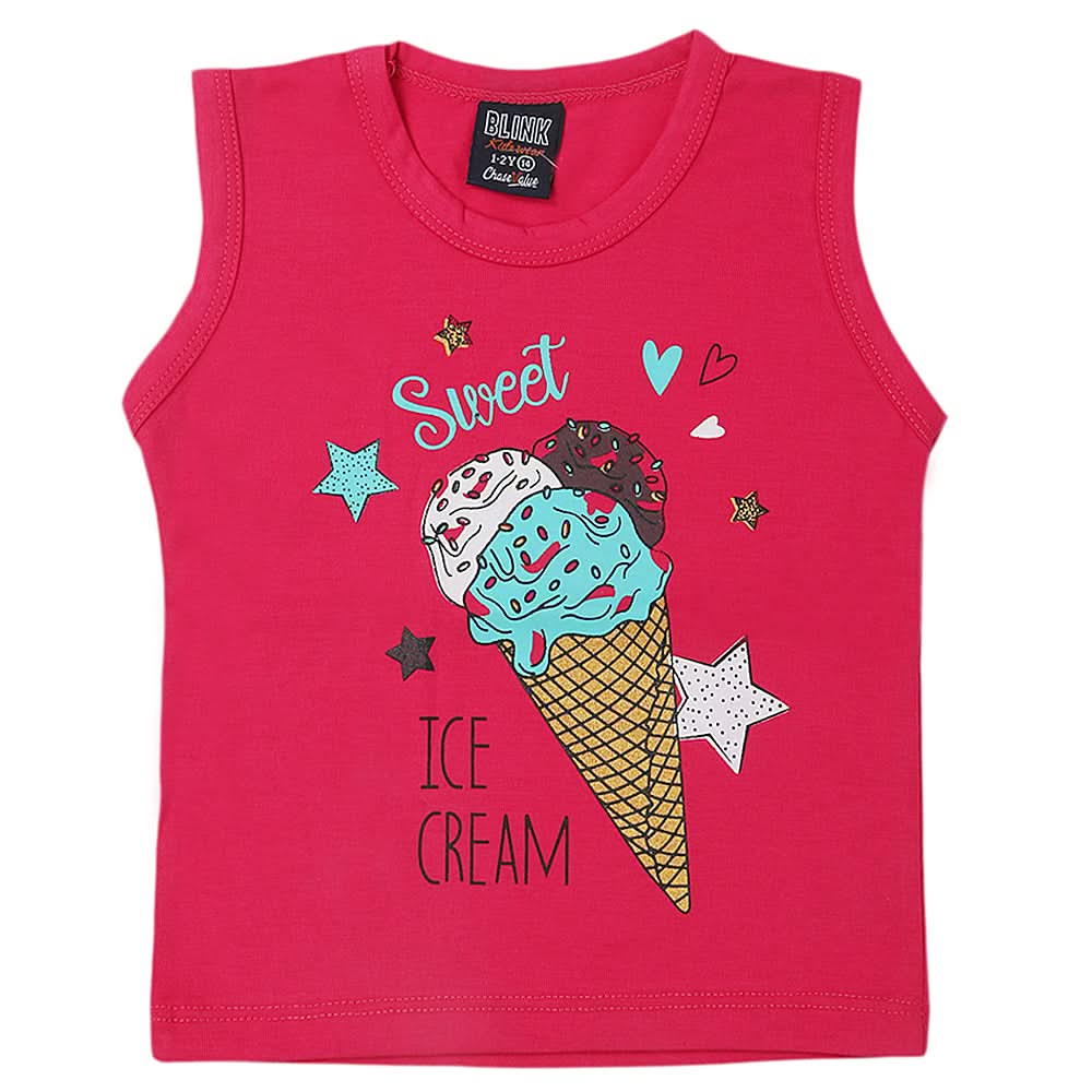 Girl's Sando T-Shirts - Pink, Kids, Girls T-Shirts, Chase Value, Chase Value