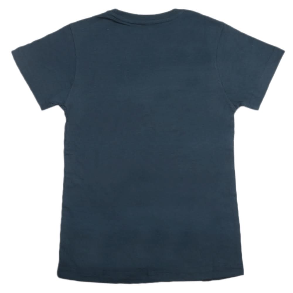 Boys Half Sleeves Fashion T-Shirt -Steel Green, Kids, Boys T-Shirts, Chase Value, Chase Value