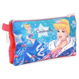 Pencil Pouch Two Zipper - Red, Kids, Pencil Boxes And Stationery Sets, Chase Value, Chase Value