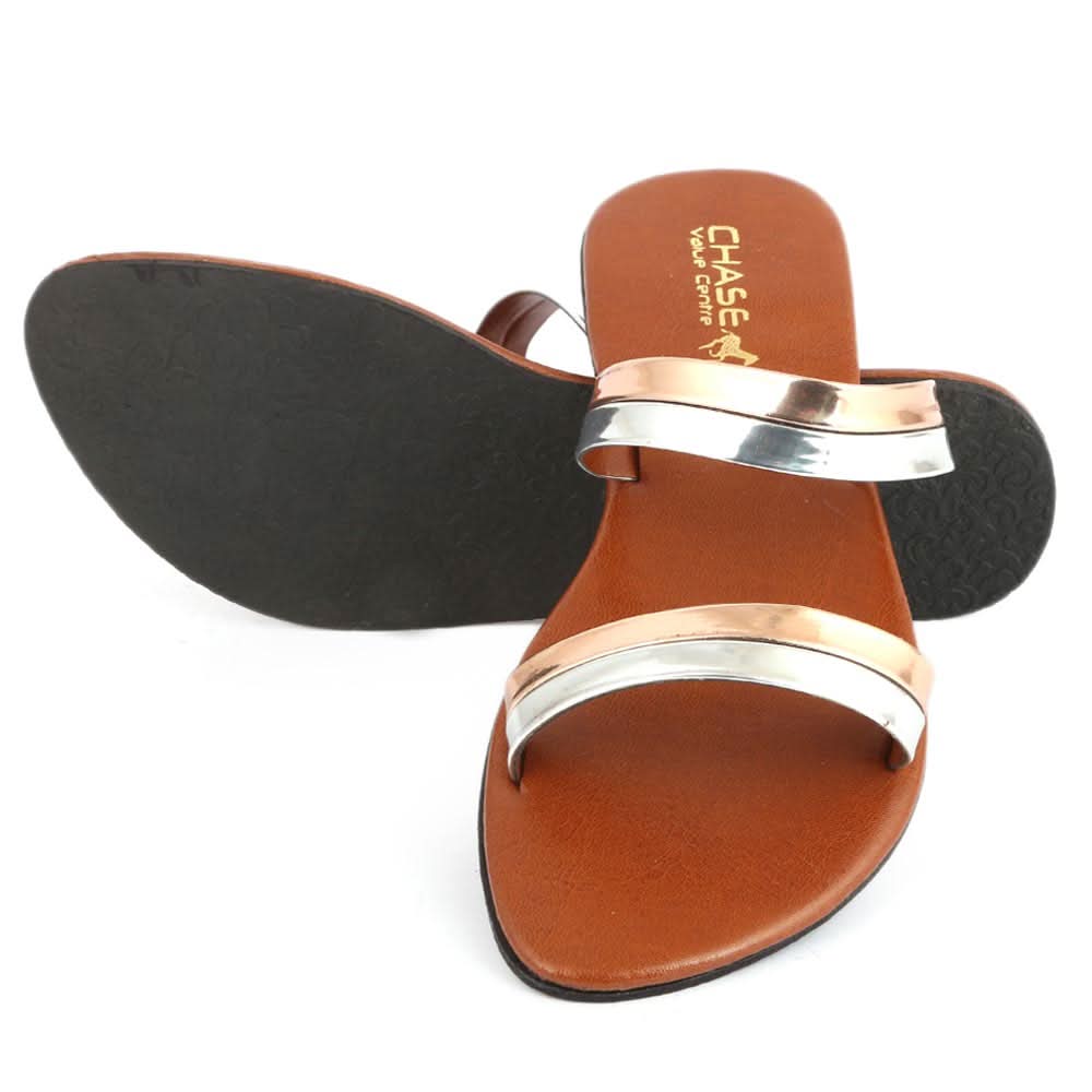 Girls Fancy Slippers (KL-0012) - Silver, Kids, Girls Slippers, Chase Value, Chase Value