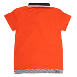 Boys Half Sleeves Polo T-Shirt - Orange, Kids, Boys T-Shirts, Chase Value, Chase Value