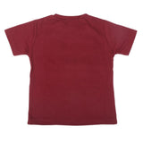 Boys Half Sleeves Jersey T-Shirt 4150 - Maroon, Kids, Boys T-Shirts, Chase Value, Chase Value