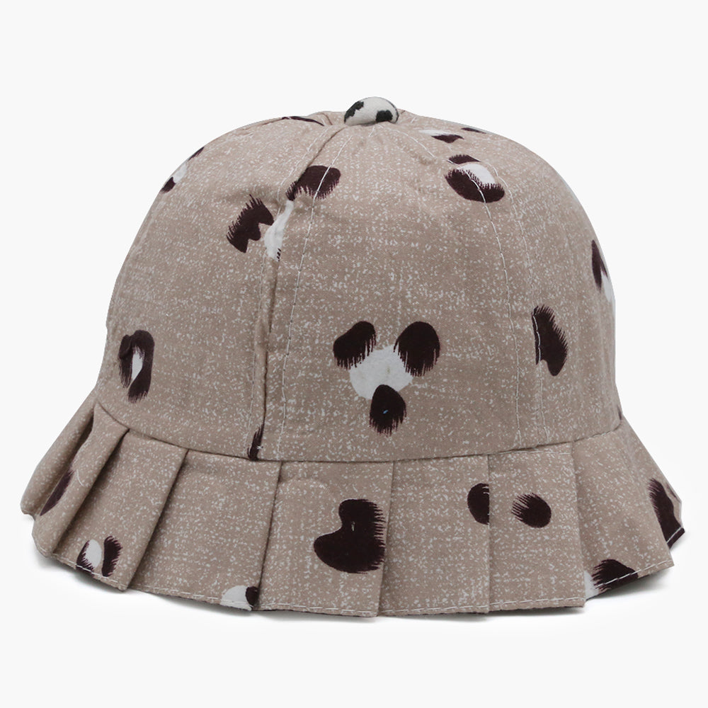 Girls Floppy Cap - Beige, Girls Caps & Hats, Chase Value, Chase Value