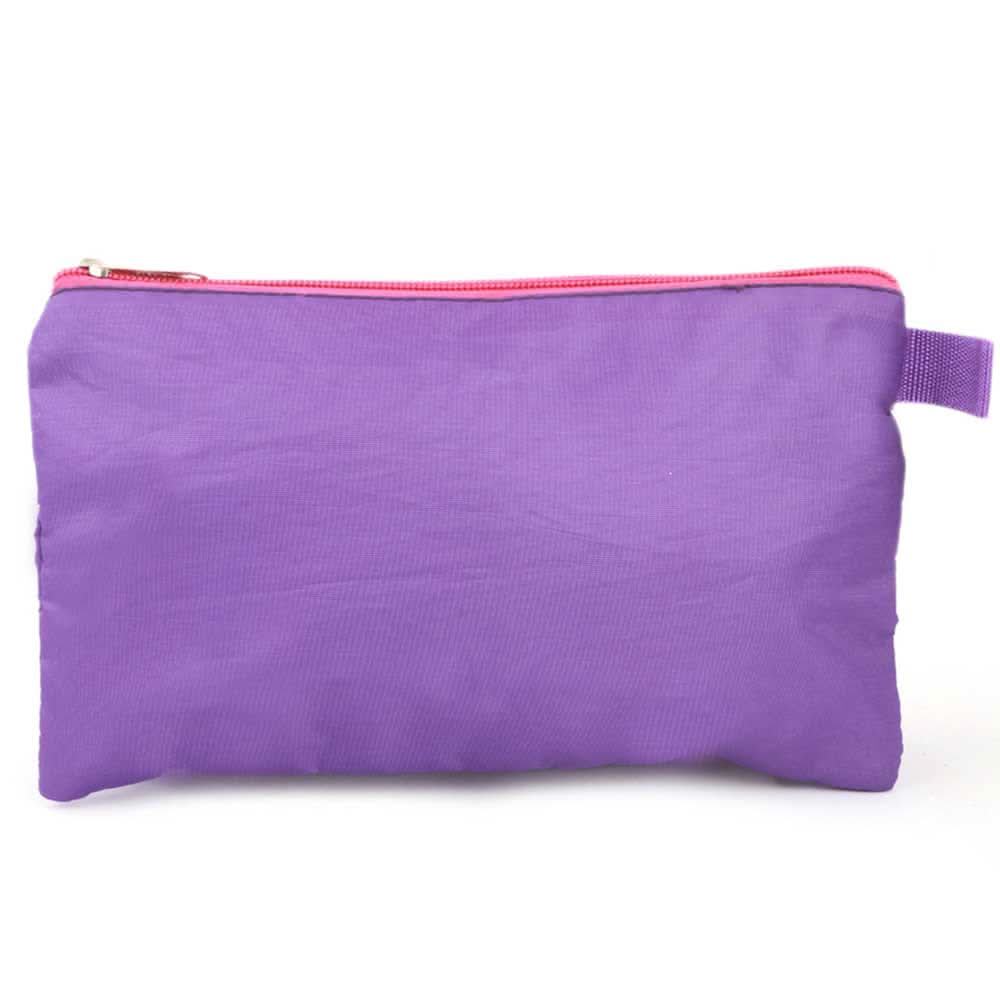 Pencil Pouch Two Zipper - Purple, Kids, Pencil Boxes And Stationery Sets, Chase Value, Chase Value