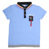 Boys Half Sleeves Polo T-Shirt - Light Blue, Kids, Boys T-Shirts, Chase Value, Chase Value